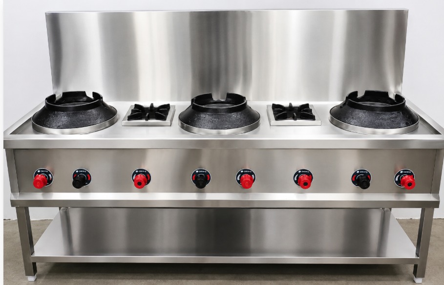 Affordable Price Three Burner Chinese Range in Pan India