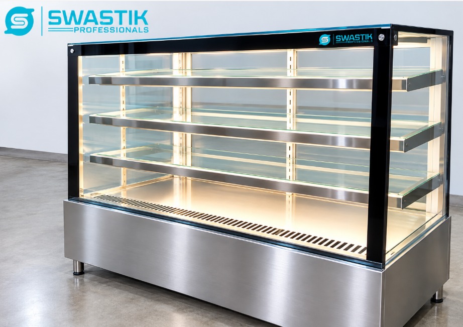 Glass SS Display Counter for Bakery in Delhi NCR